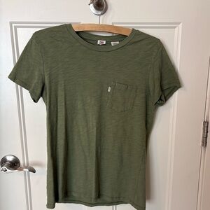 Levi's Women’s Olive Green T-Shirt